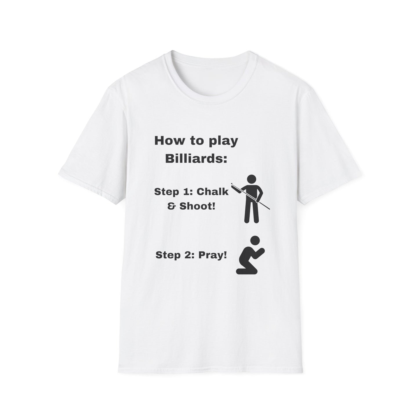 Funny how to play billiards Unisex Billiards/Pool Shirt