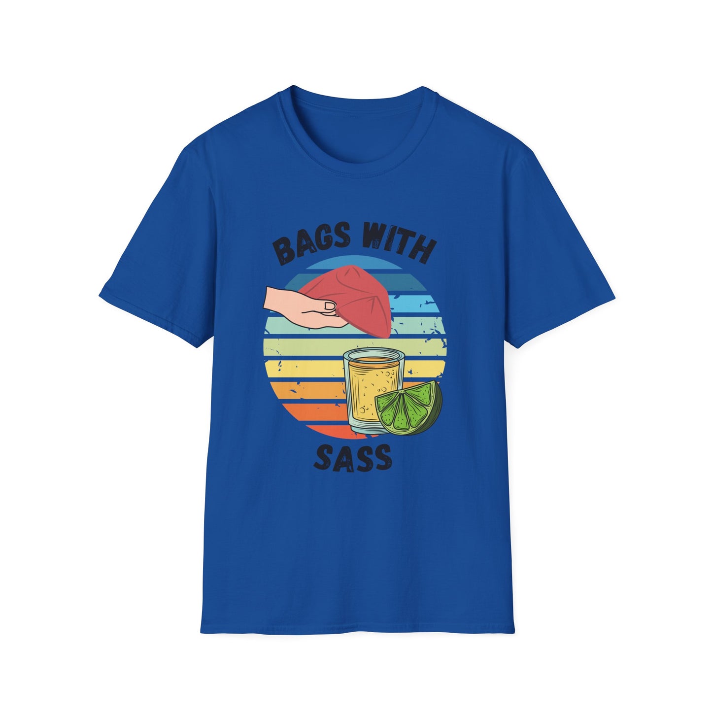 Funny bags with sass Unisex Cornhole Shirt