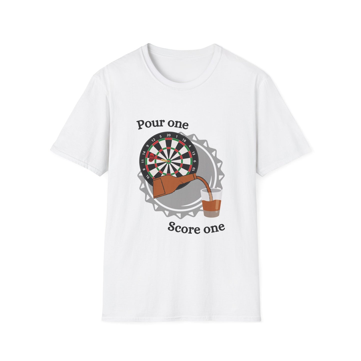 Funny pour one score one Unisex Darts Shirt