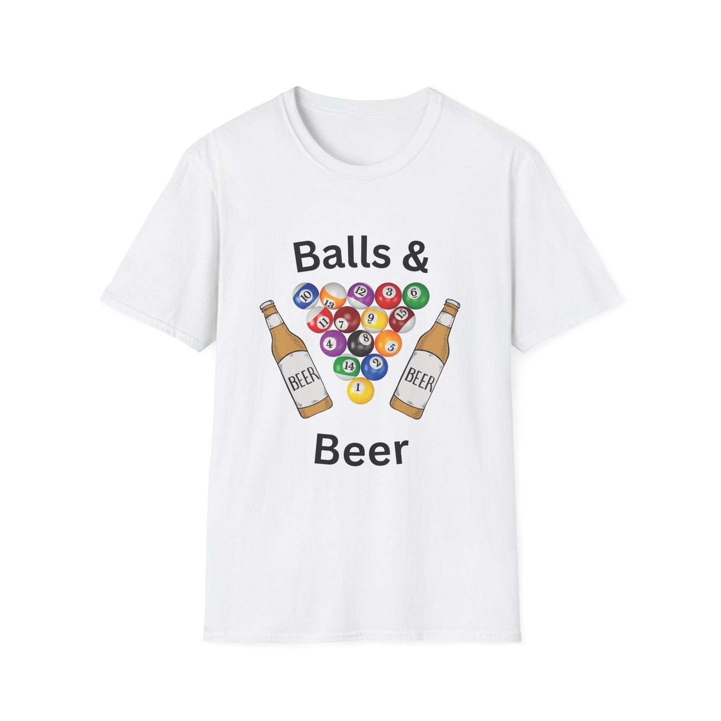 Funny balls & beer Unisex Billiards Shirt