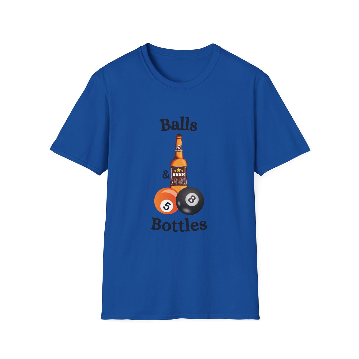 Funny balls & bottles Unisex Billiards Shirt