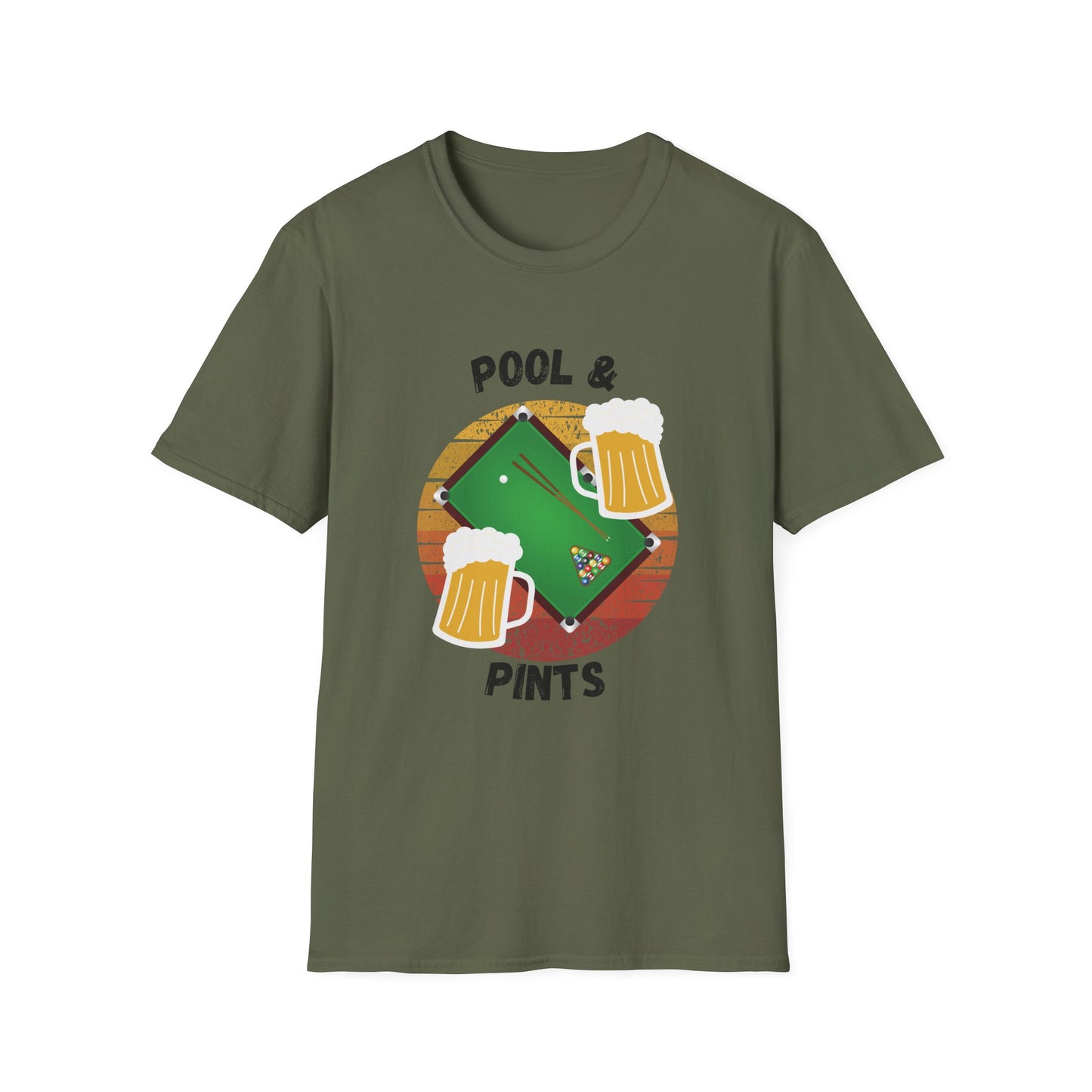 Funny pool & pints Unisex Billiards/Pool Shirt