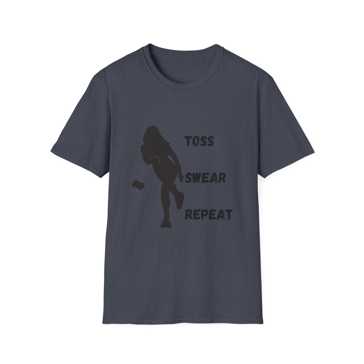 Funny toss swear repeat Unisex Cornhole Shirt