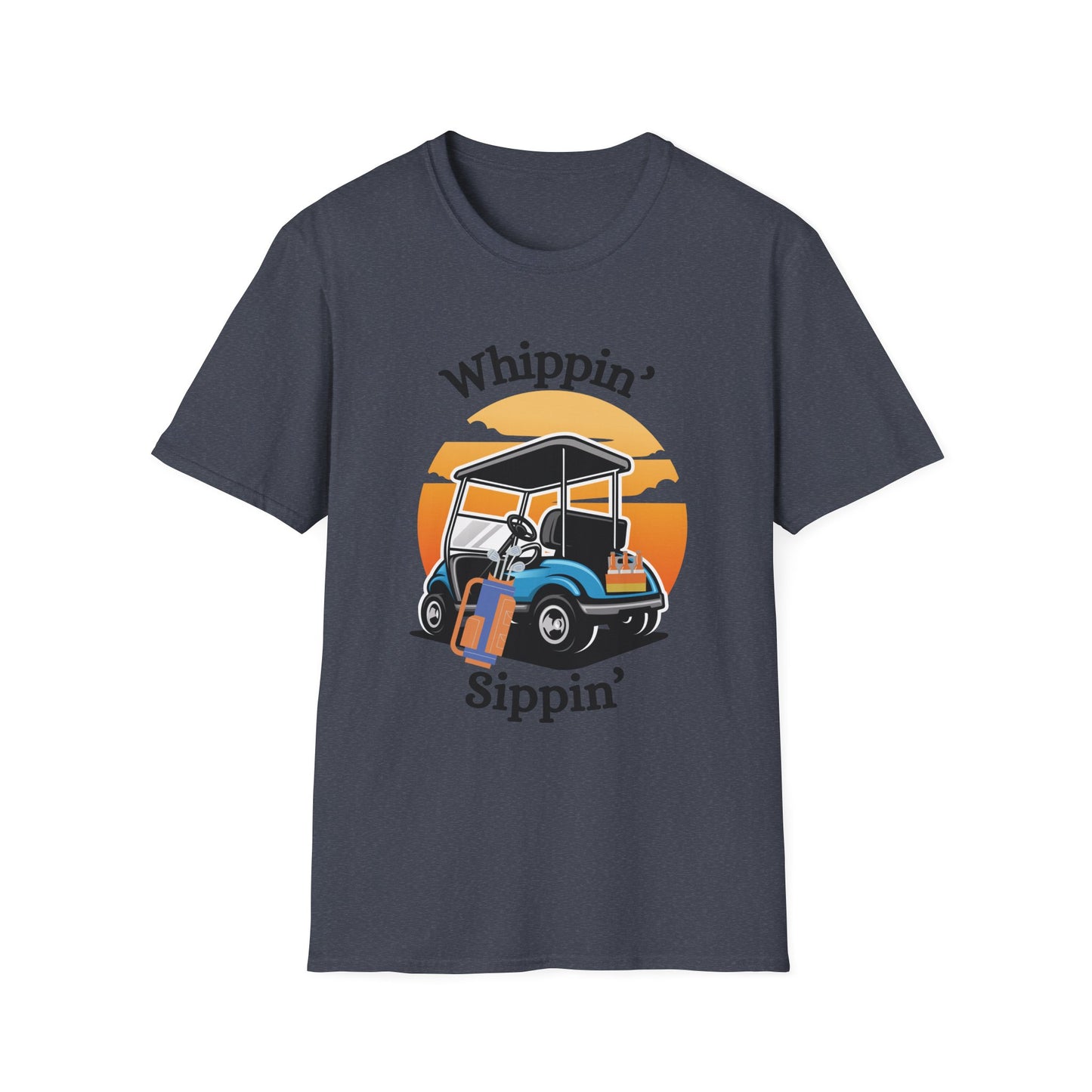Funny whippin & sippin Unisex Golf Shirt