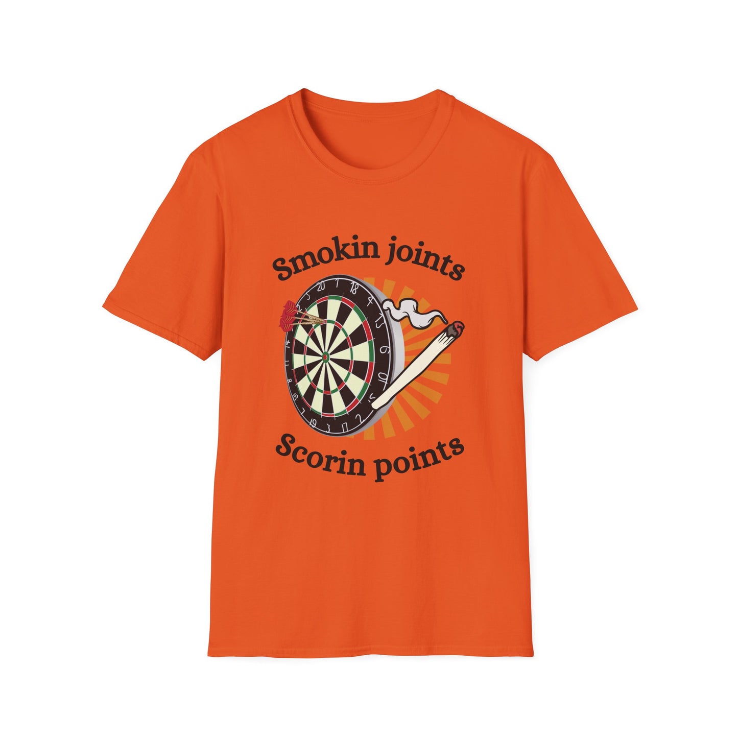 Funny smokin joints scorin points Unisex Darts Shirt
