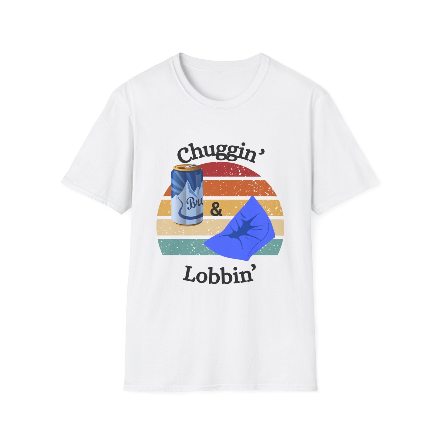 Funny chuggin & lobbin Unisex Cornhole Shirt