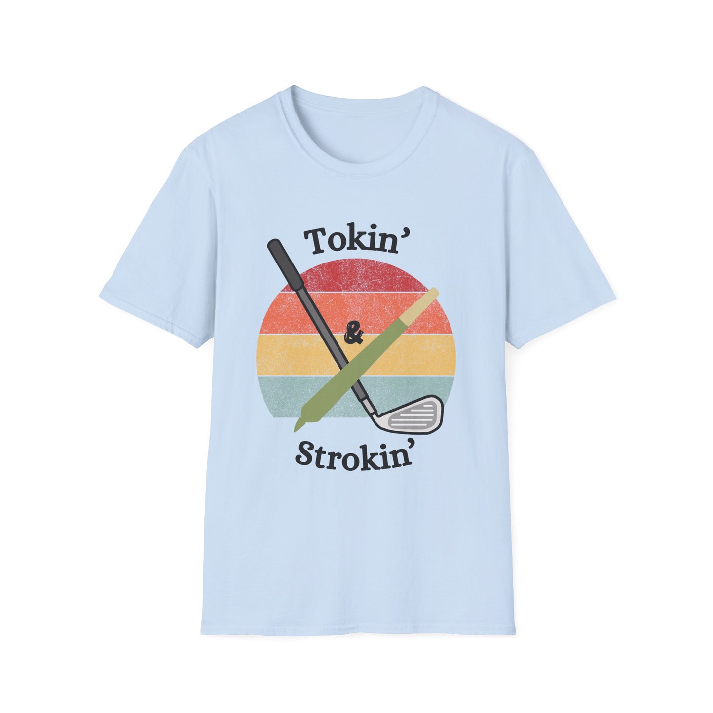 Funny tokin & strokin Unisex Golf Shirt