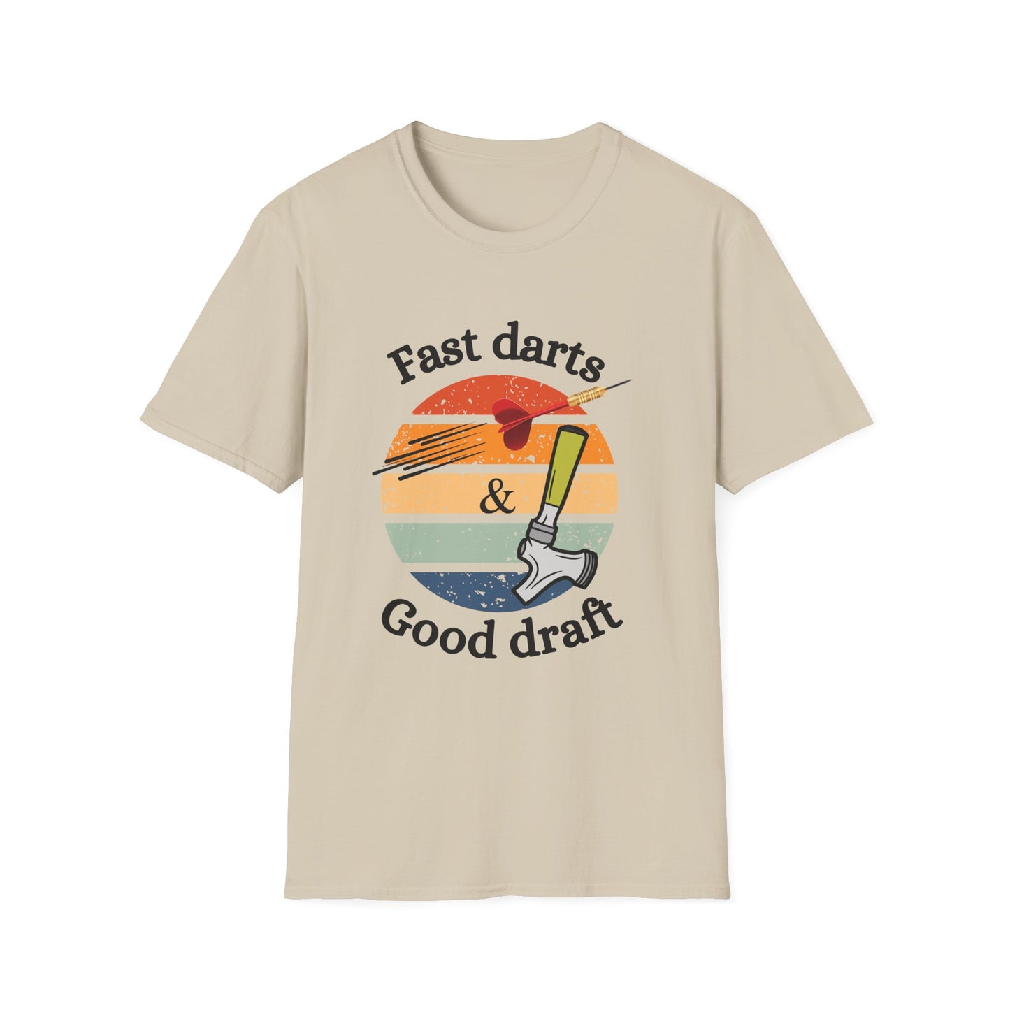 Funny fast darts good draft Unisex Darts Shirt