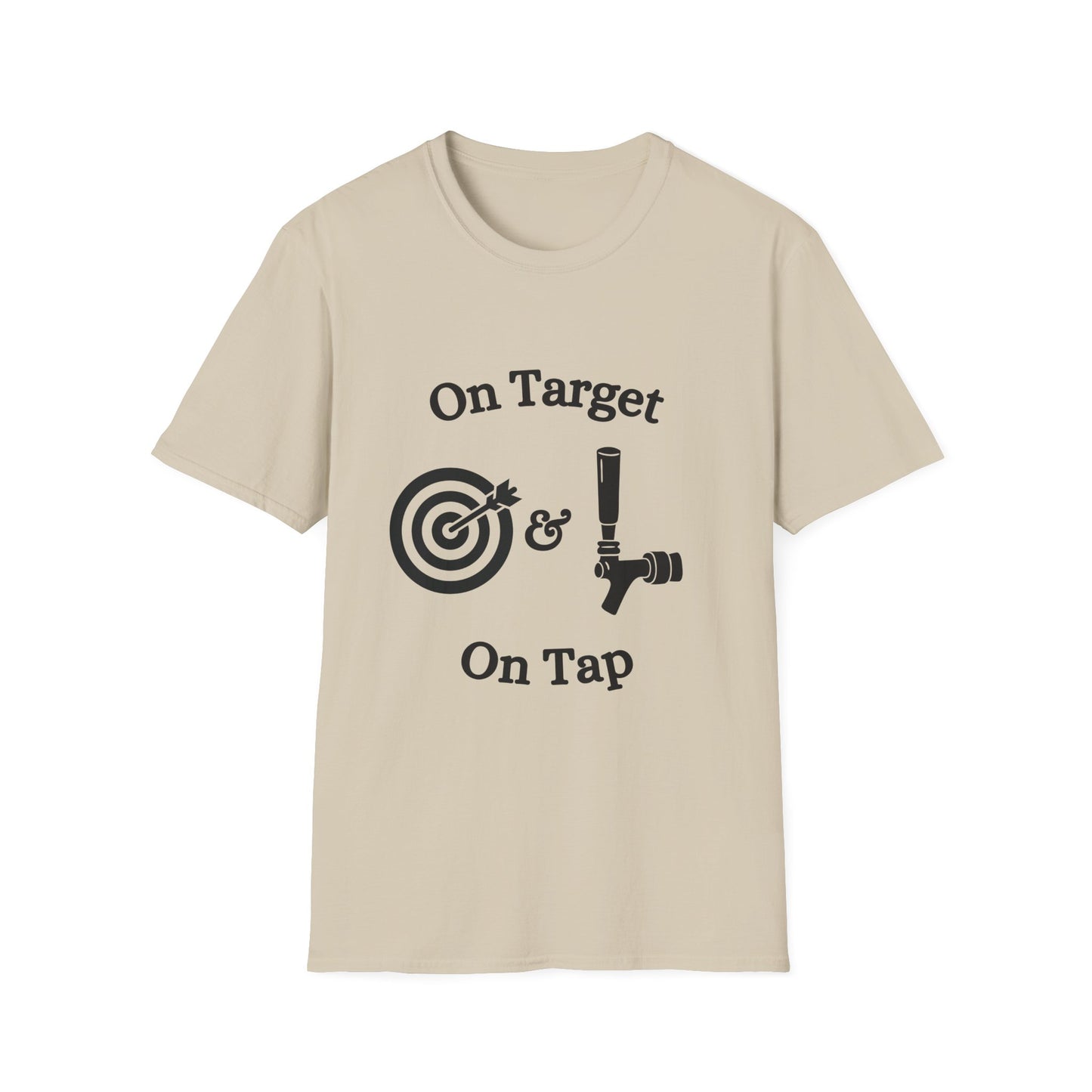 Funny on target & on tap Unisex Darts Shirt