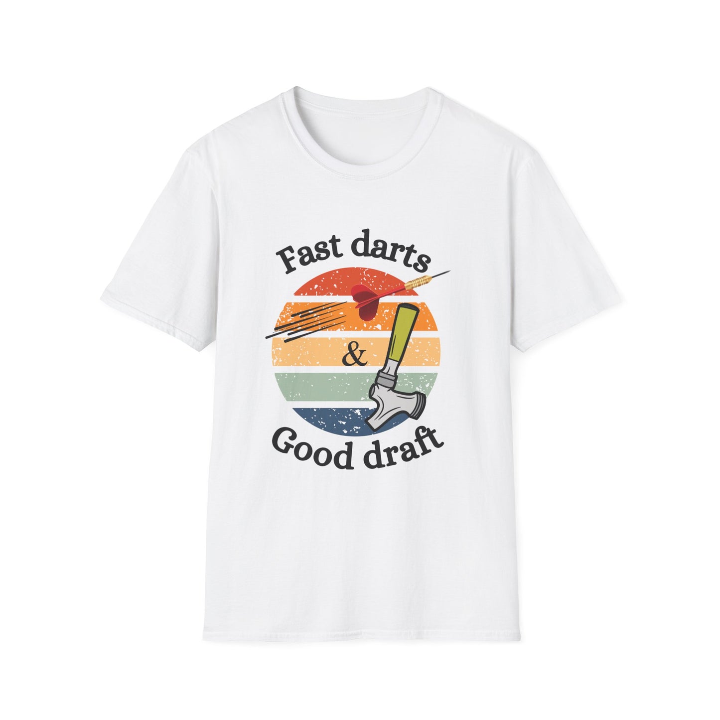 Funny fast darts good draft Unisex Darts Shirt