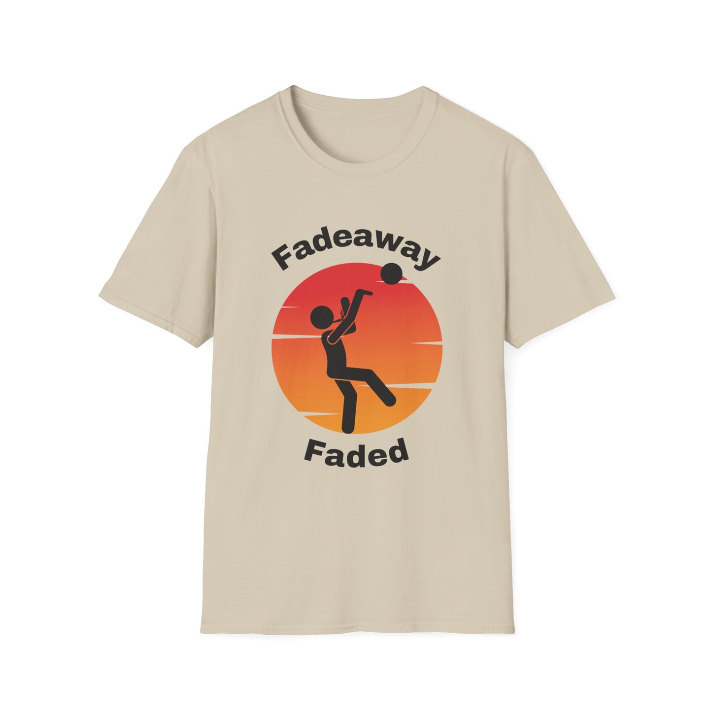 Funny Fadeaway Faded Unisex Basketball Shirt