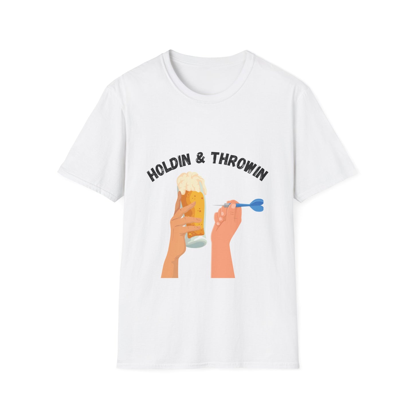 Funny holdin & throwin Unisex Darts Shirt