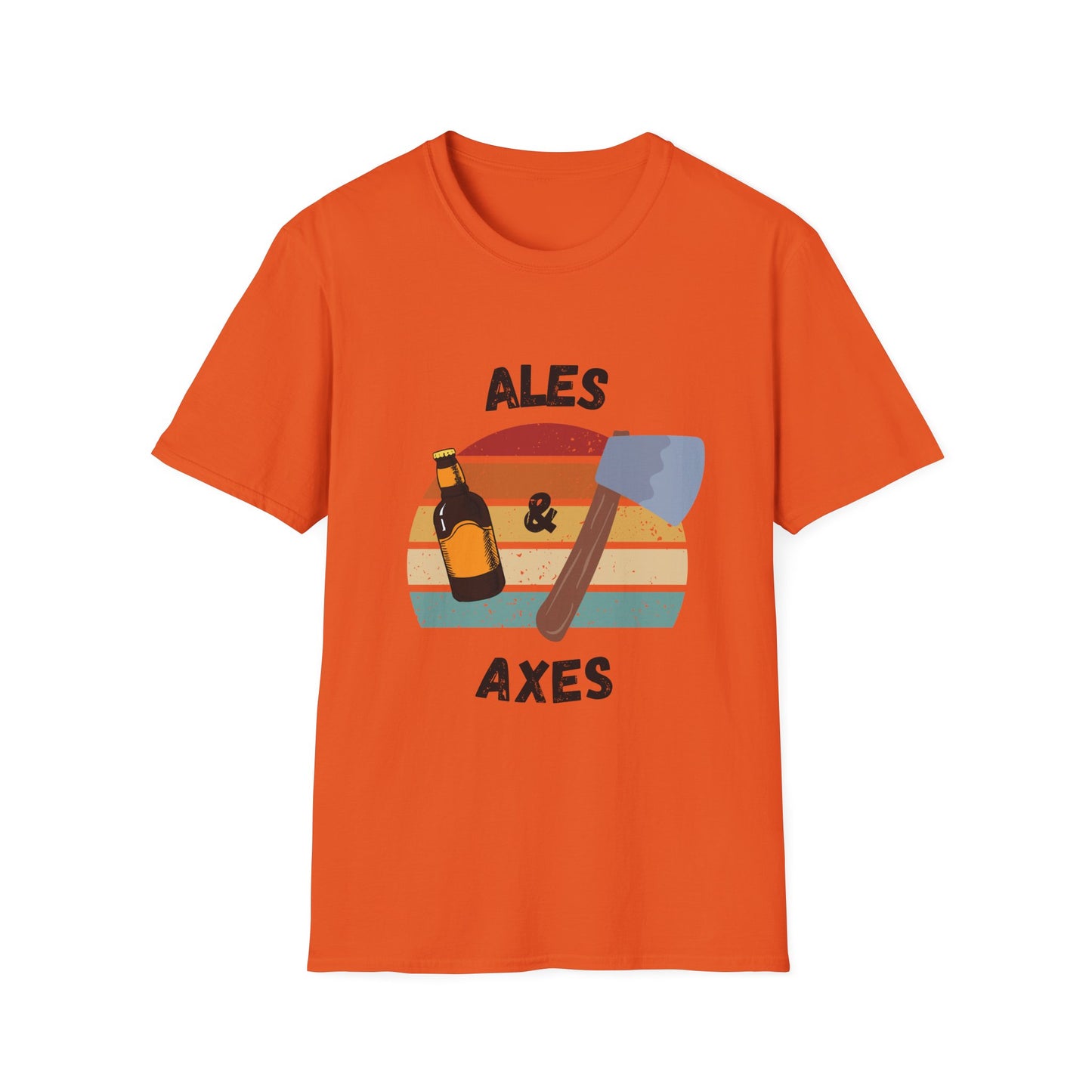 Funny ales & axes Unisex Axe throwing Shirt