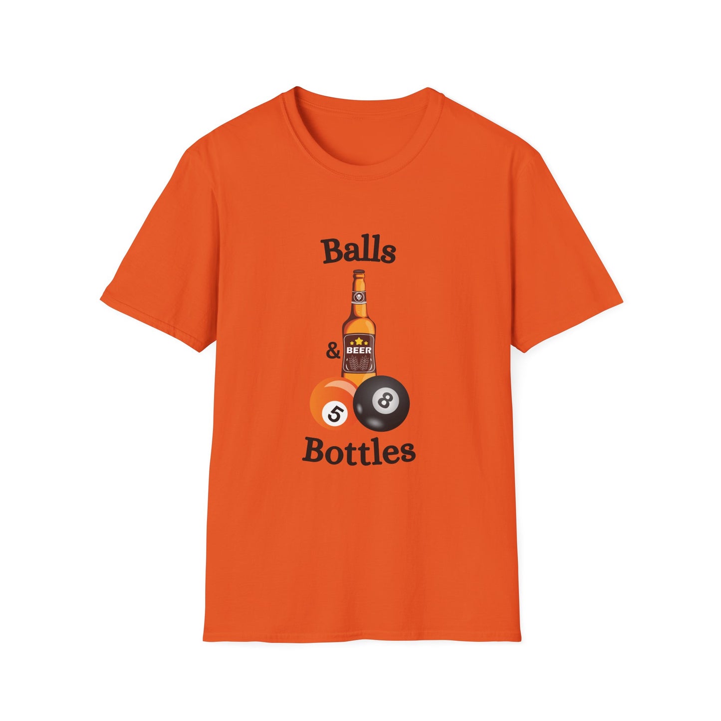 Funny balls & bottles Unisex Billiards Shirt