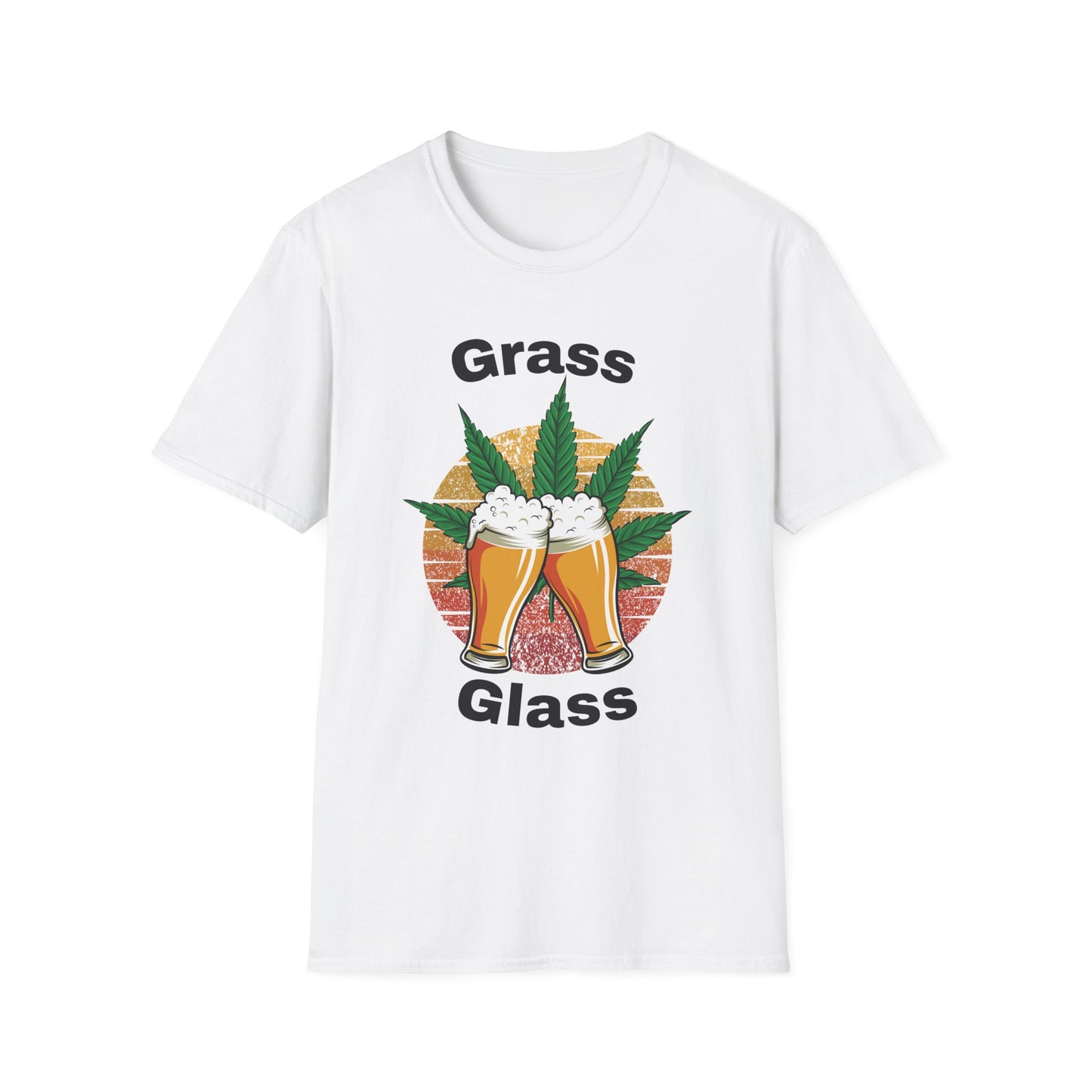 Funny glass & grass Unisex Shirt