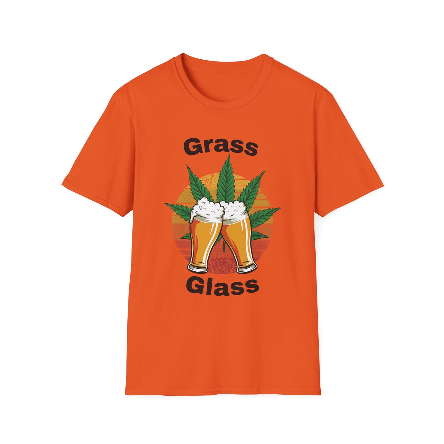 Funny glass & grass Unisex Shirt