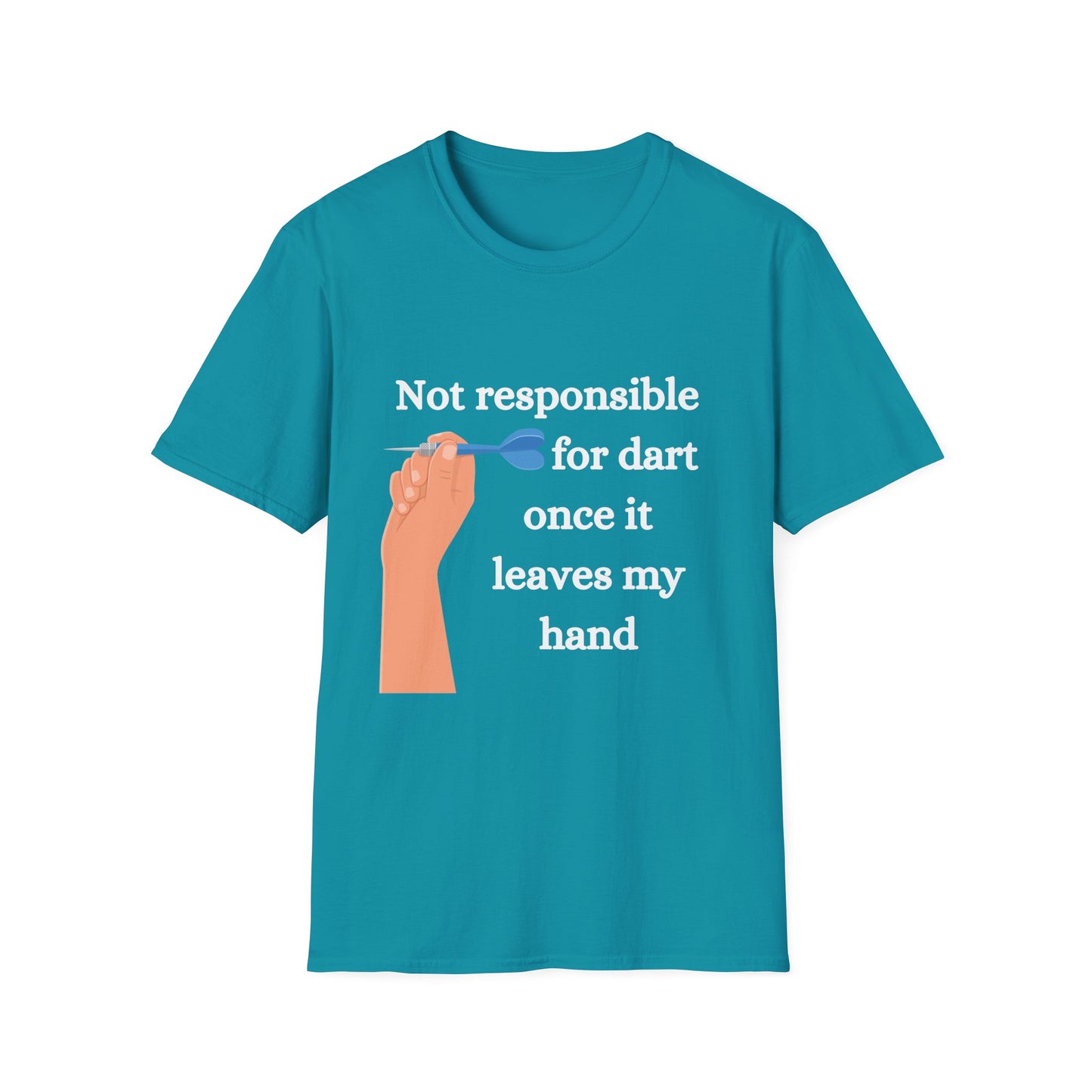 Funny not responsible for dart Unisex Darts Shirt