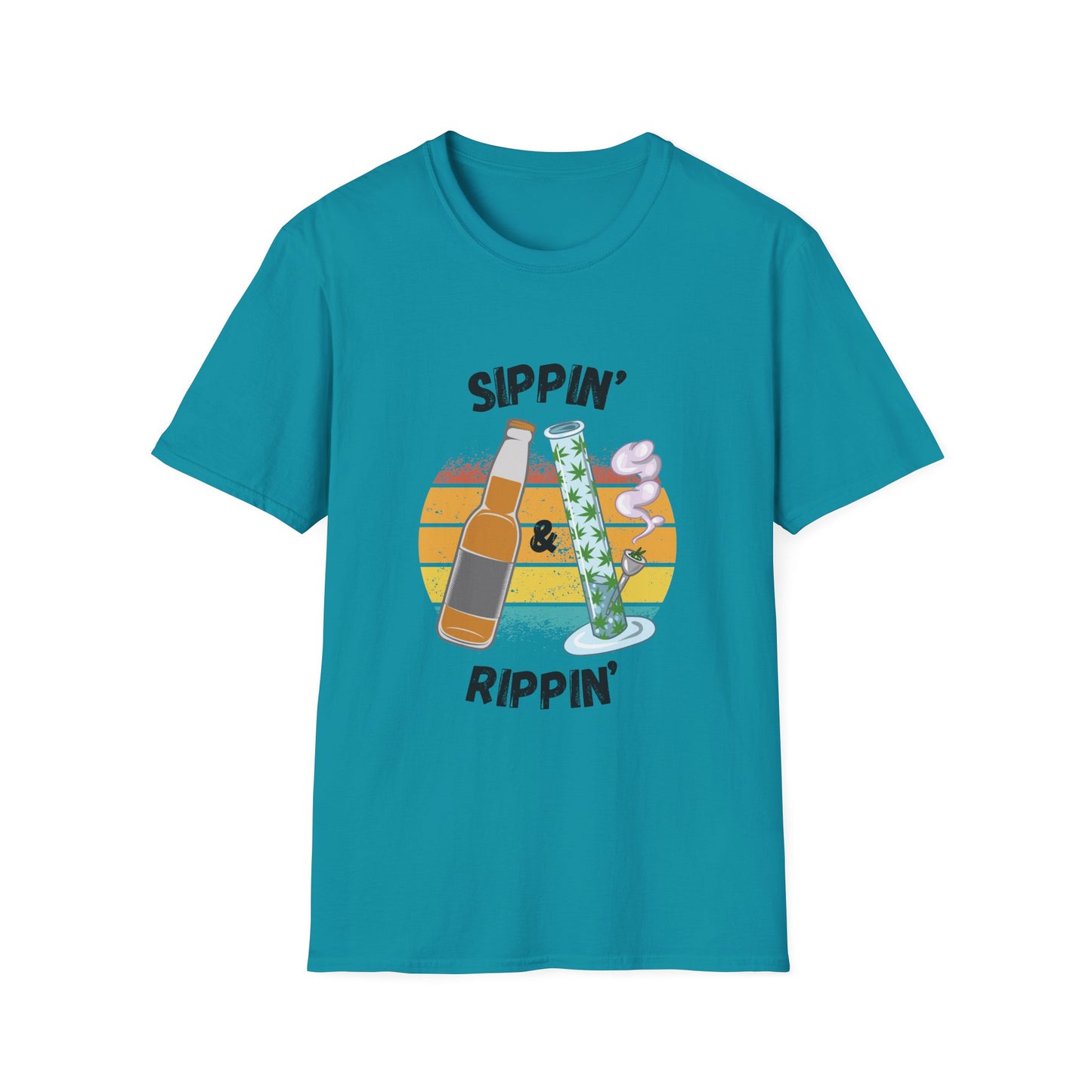 Funny sippin & rippin Unisex Shirt