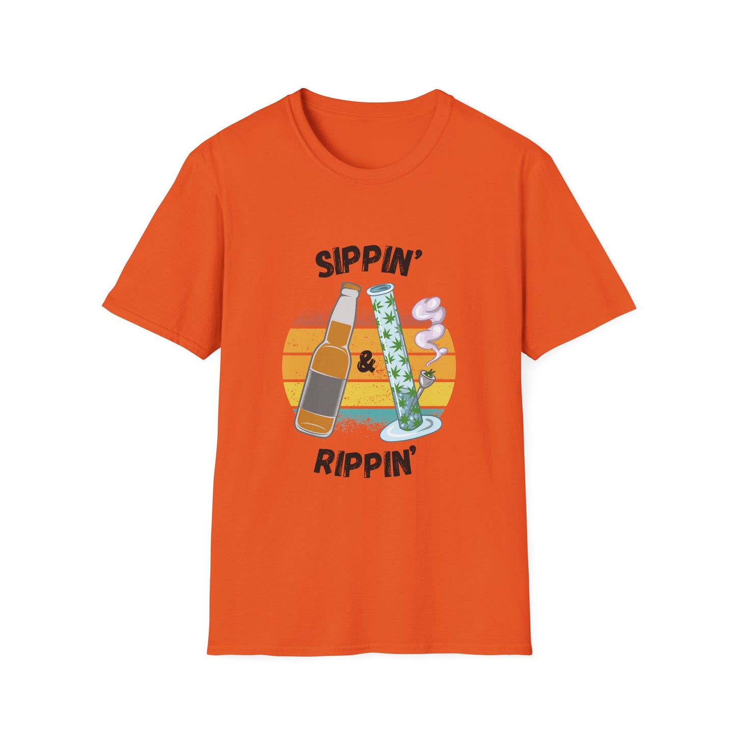 Funny sippin & rippin Unisex Shirt