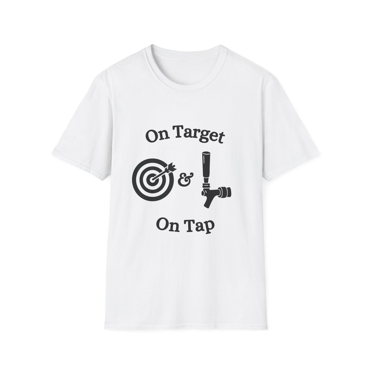 Funny on target & on tap Unisex Darts Shirt