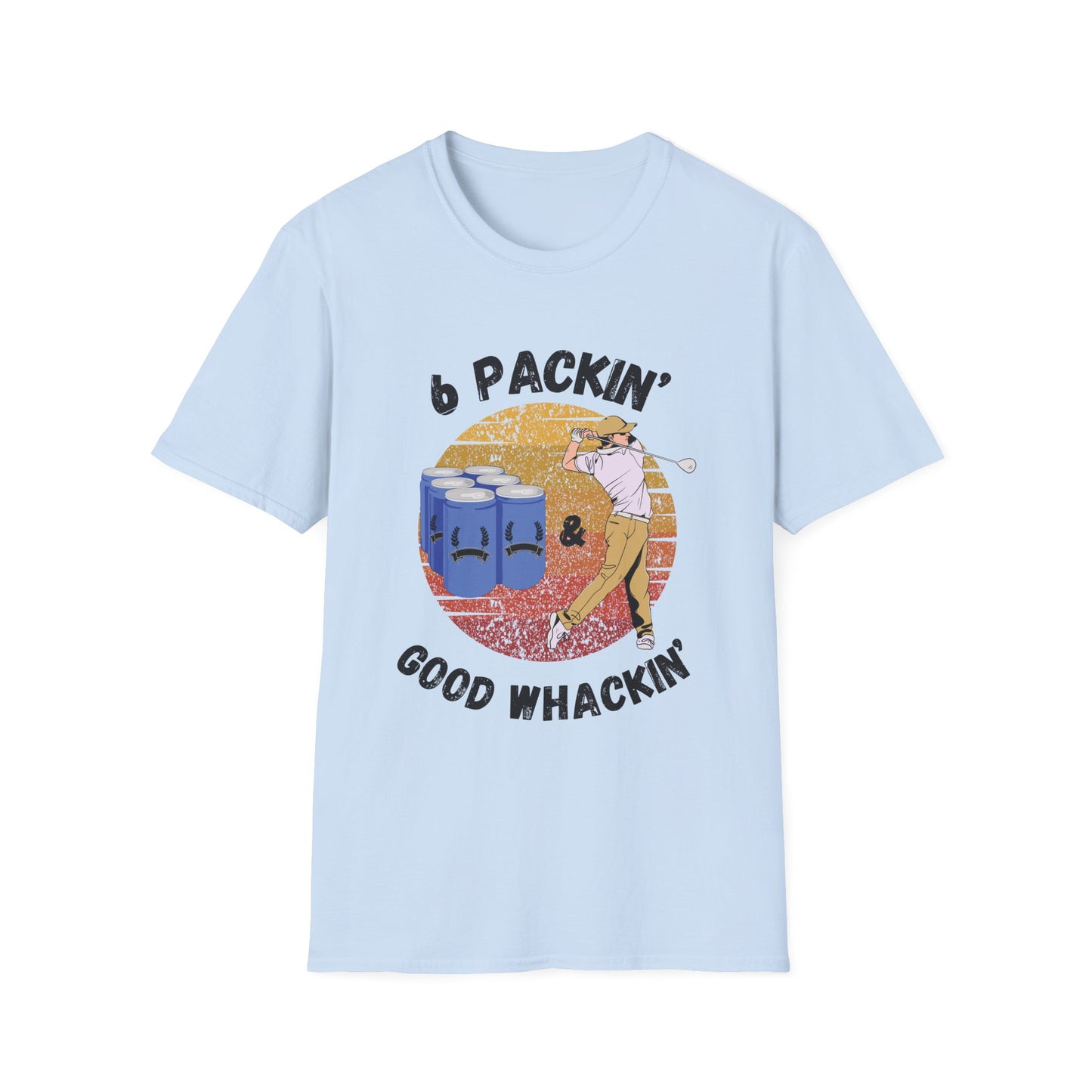 Funny 6 packin good whackin Unisex Golf Shirt