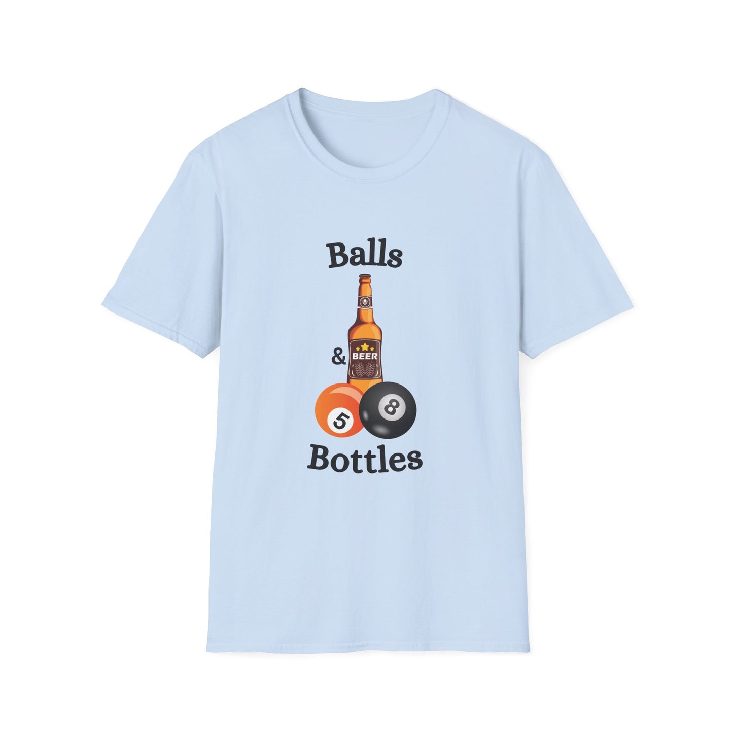 Funny balls & bottles Unisex Billiards Shirt