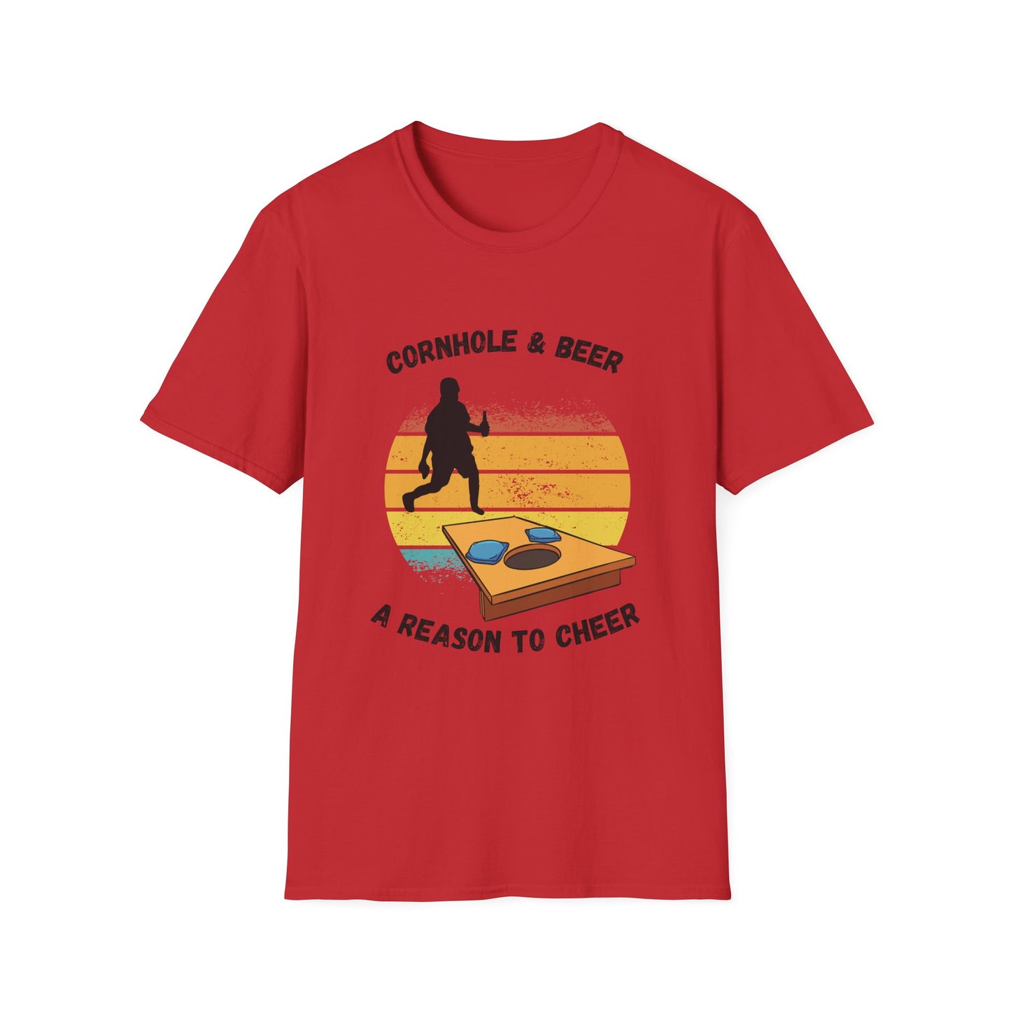 Funny cornhole & beer Unisex Cornhole Shirt