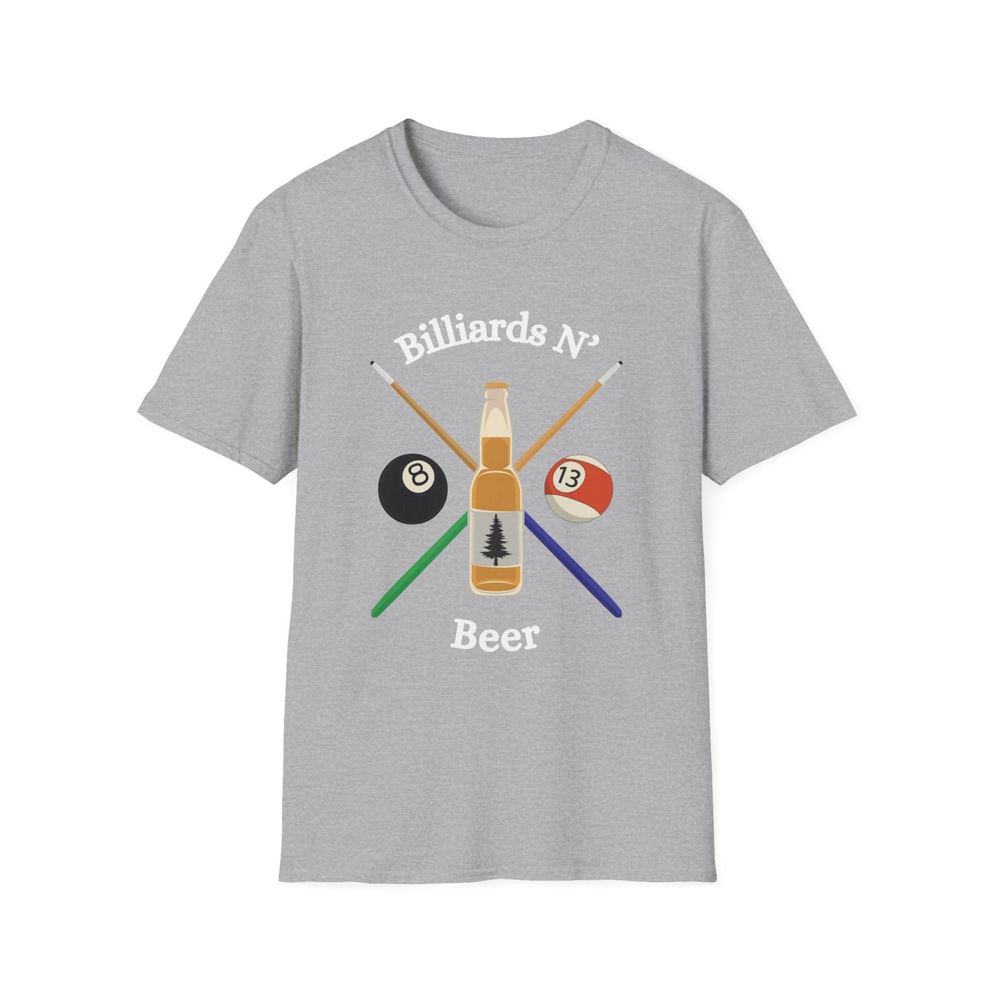 Funny billiards n beer Unisex Billiards Shirt