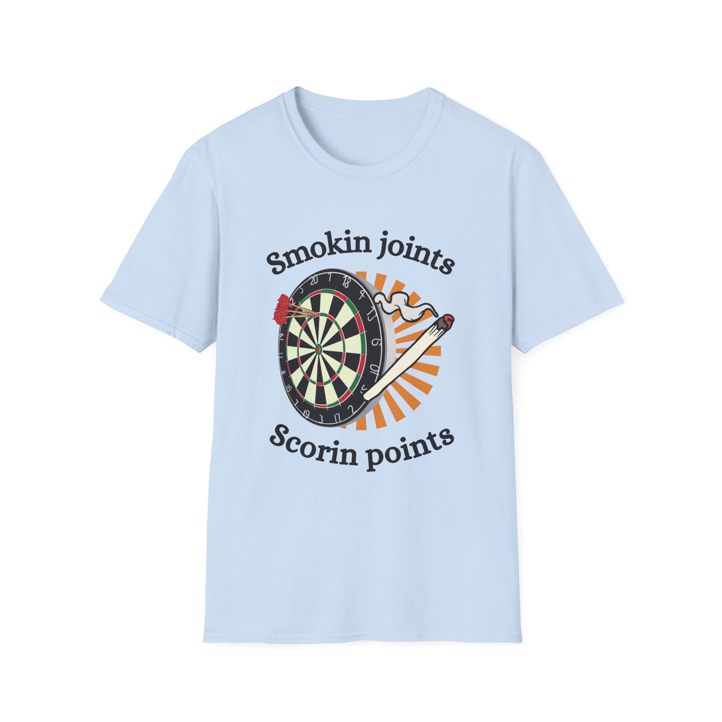 Funny smokin joints scorin points Unisex Darts Shirt