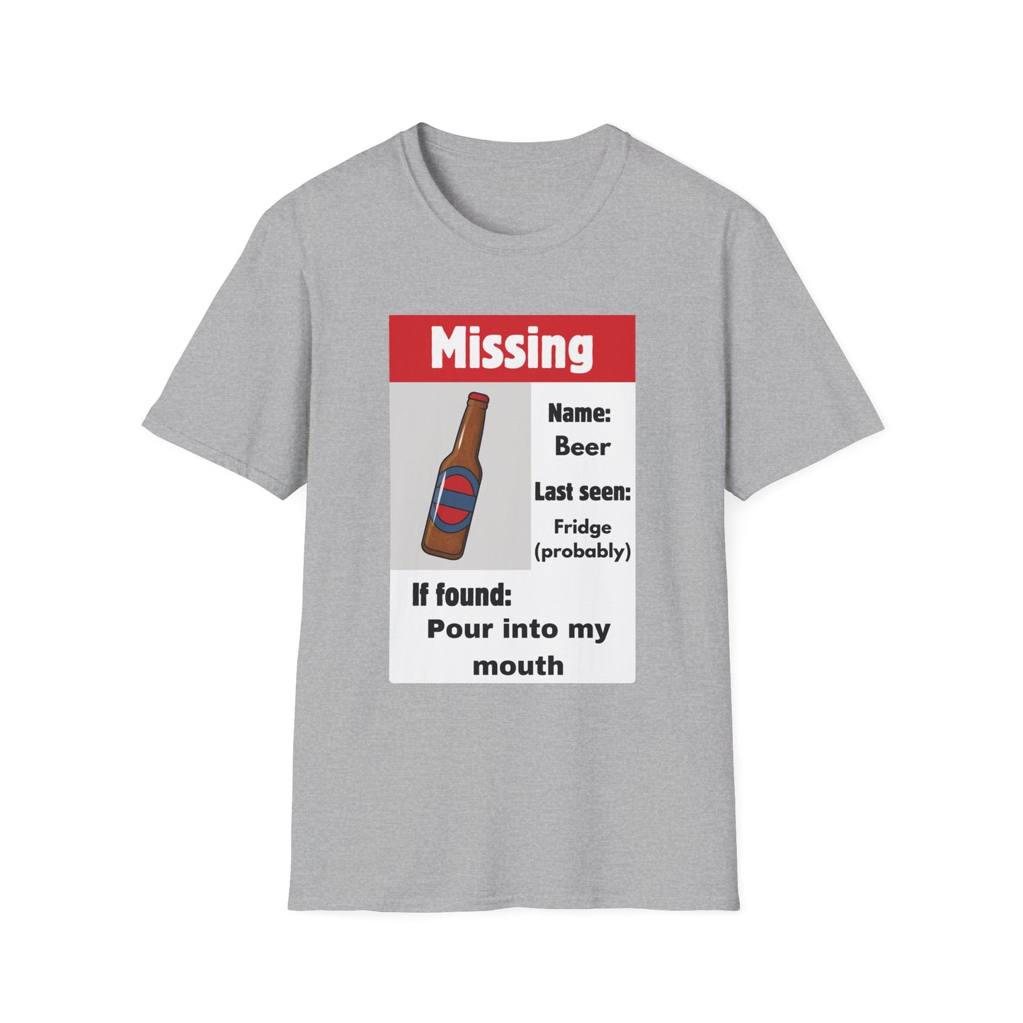 Funny beer wanted Unisex Shirt