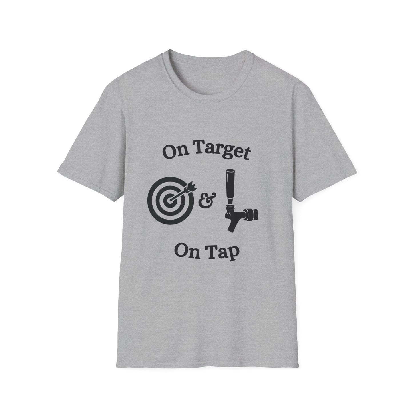 Funny on target & on tap Unisex Darts Shirt