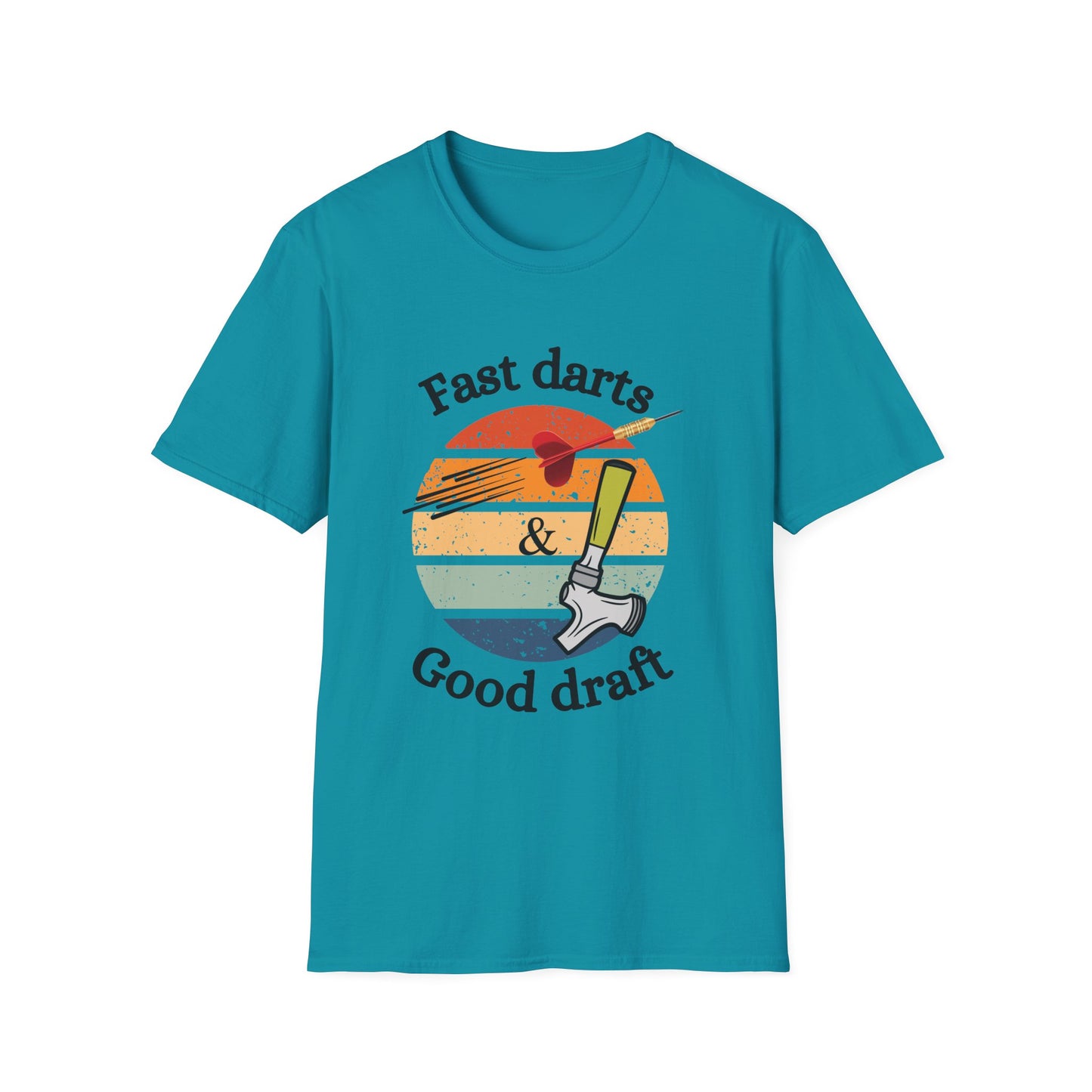 Funny fast darts good draft Unisex Darts Shirt