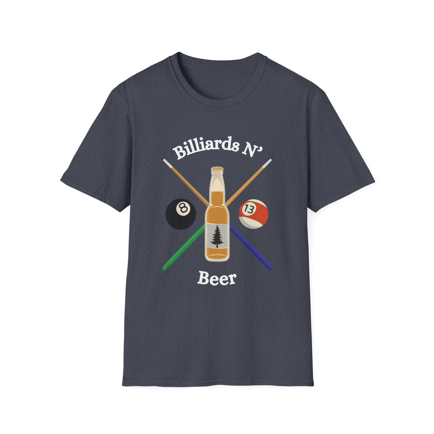 Funny billiards n beer Unisex Billiards Shirt