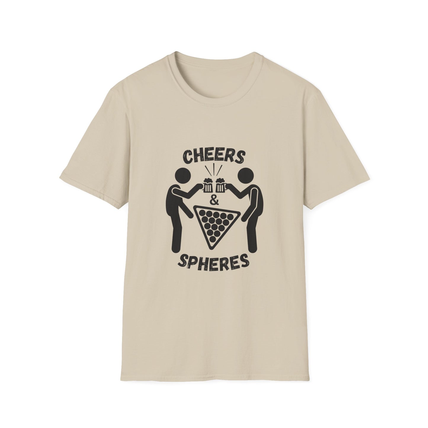 Funny cheers & spheres Unisex Billiards Shirt