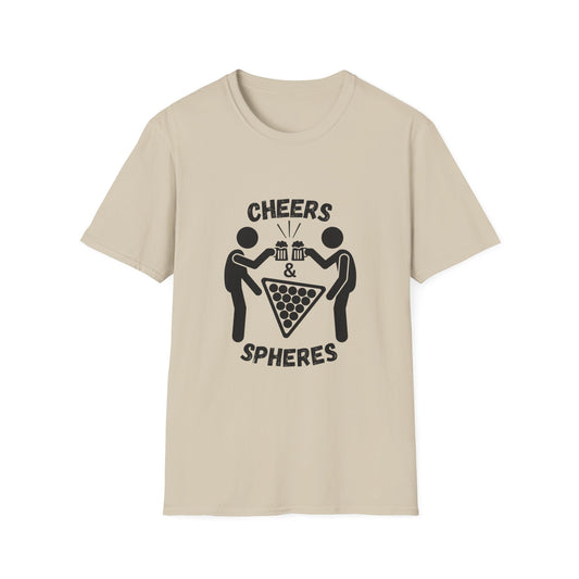 Funny cheers & spheres Unisex Billiards Shirt