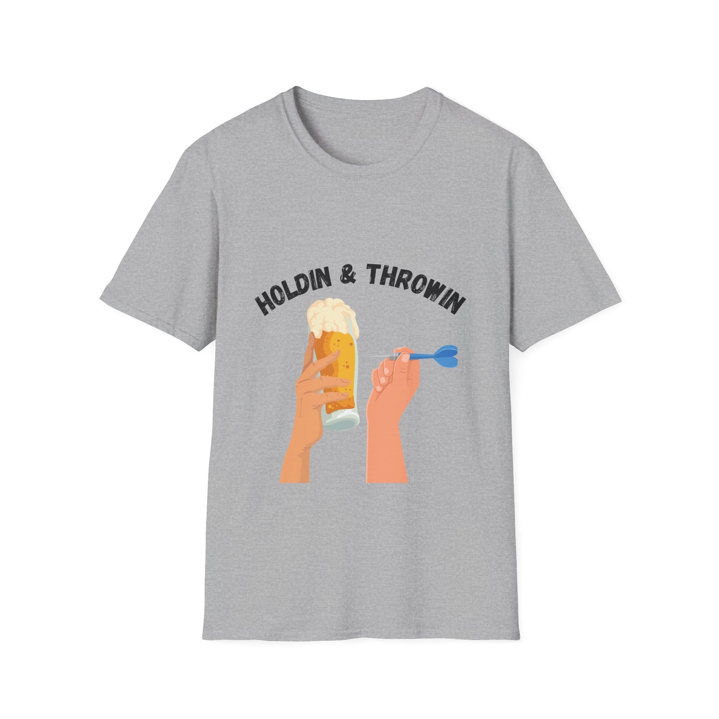 Funny holdin & throwin Unisex Darts Shirt