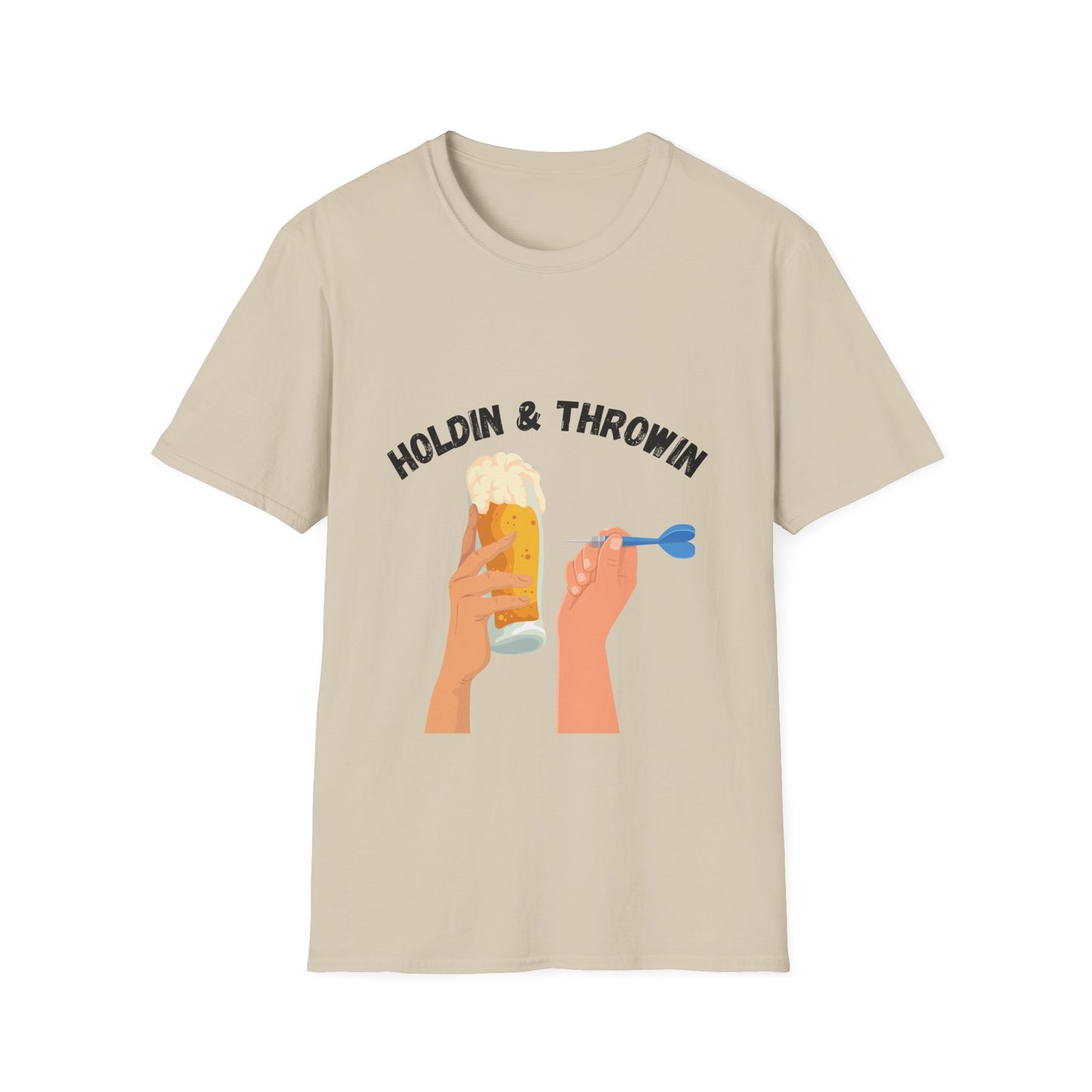 Funny holdin & throwin Unisex Darts Shirt