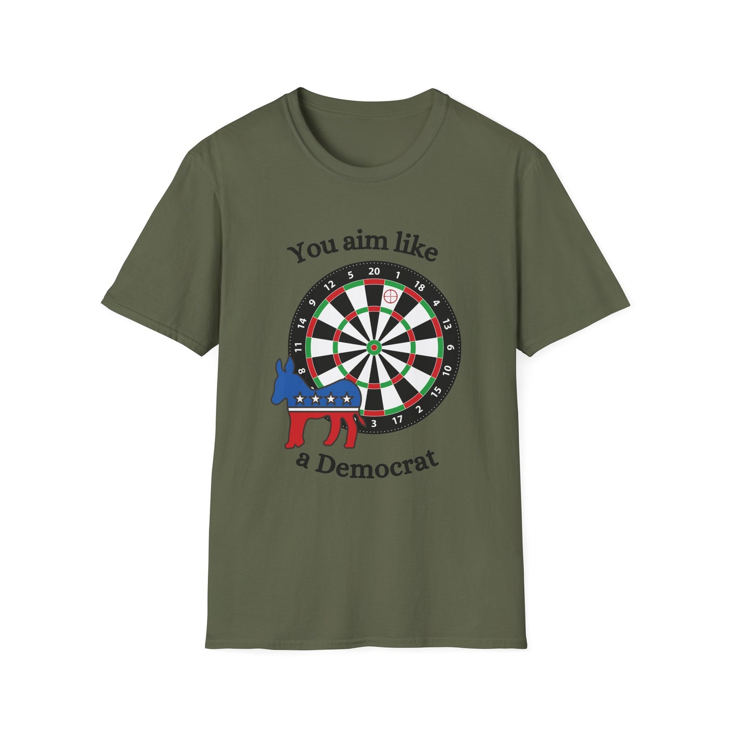 Funny you aim like a dem Unisex Darts Shirt