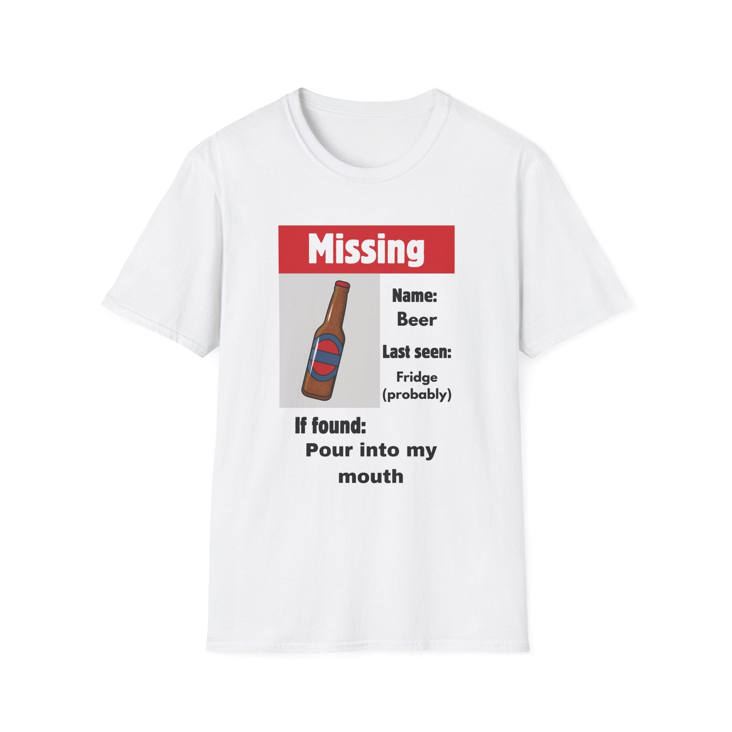 Funny beer wanted Unisex Shirt