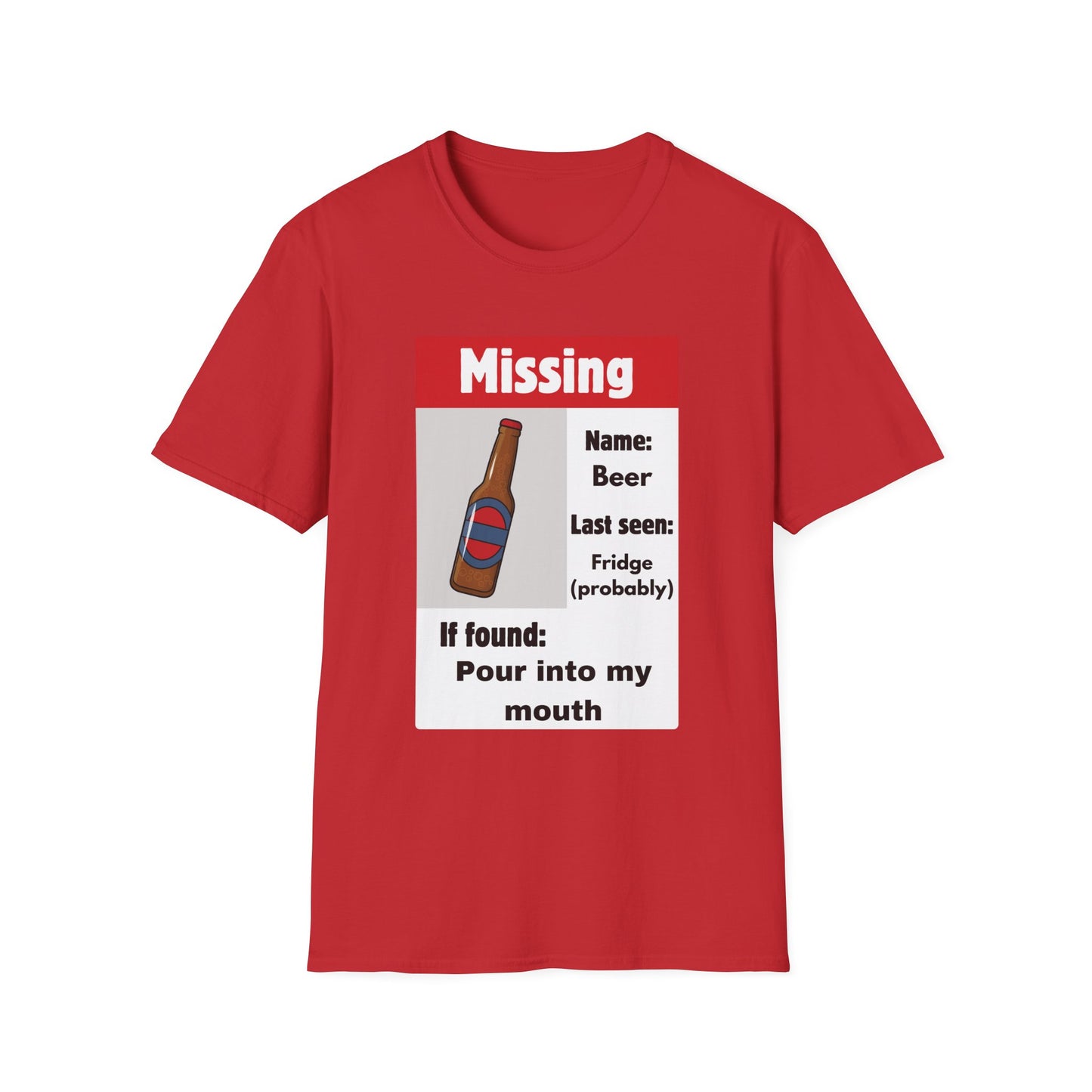 Funny beer wanted Unisex Shirt