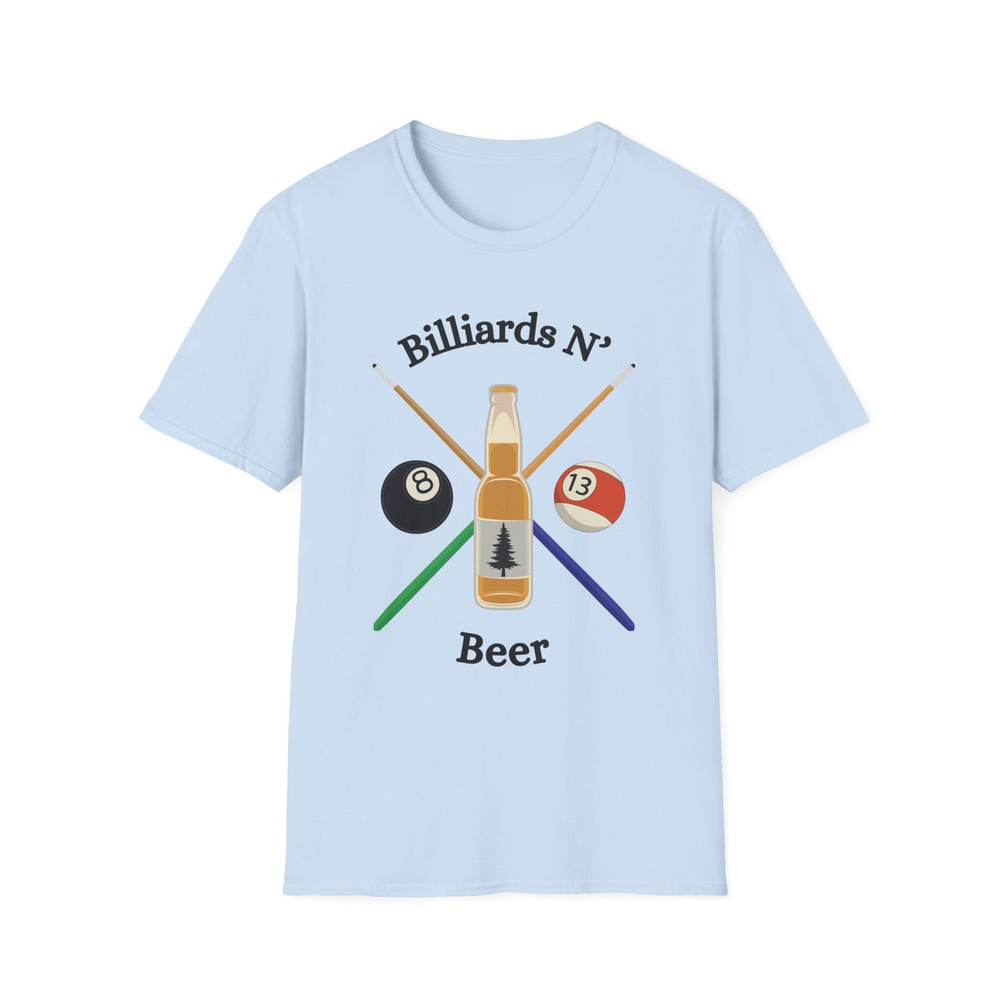 Funny billiards n beer Unisex Billiards Shirt