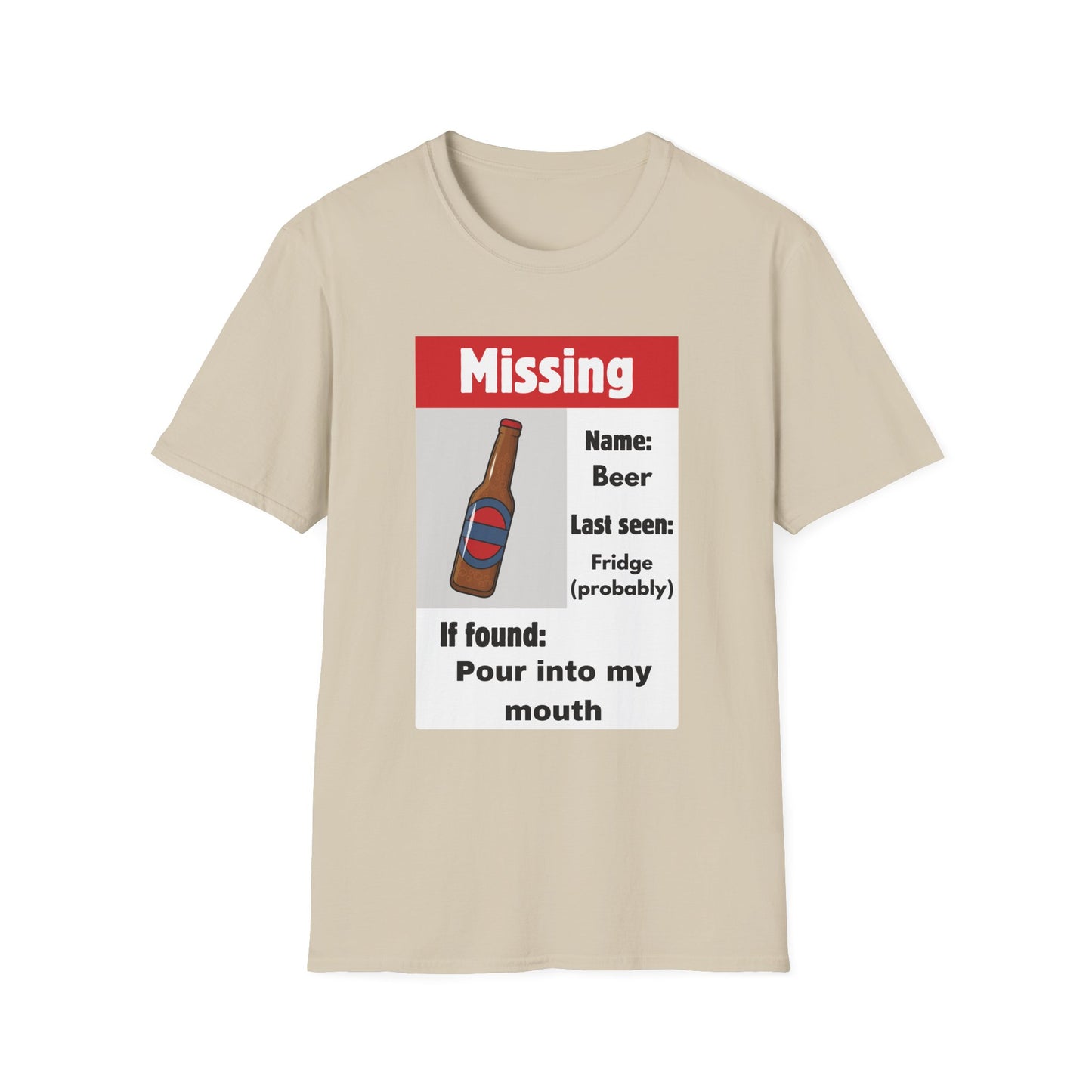 Funny beer wanted Unisex Shirt