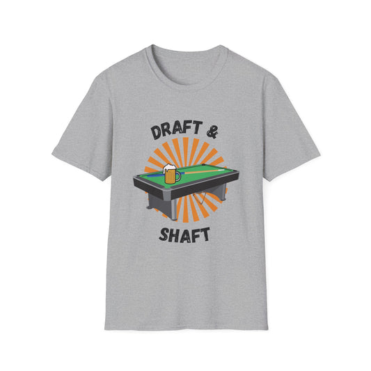 Funny draft and shaft Unisex Billiards/Pool Shirt