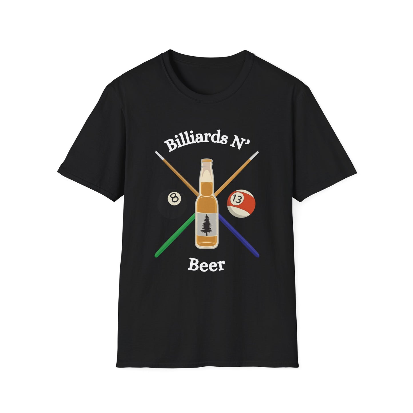 Funny billiards n beer Unisex Billiards Shirt