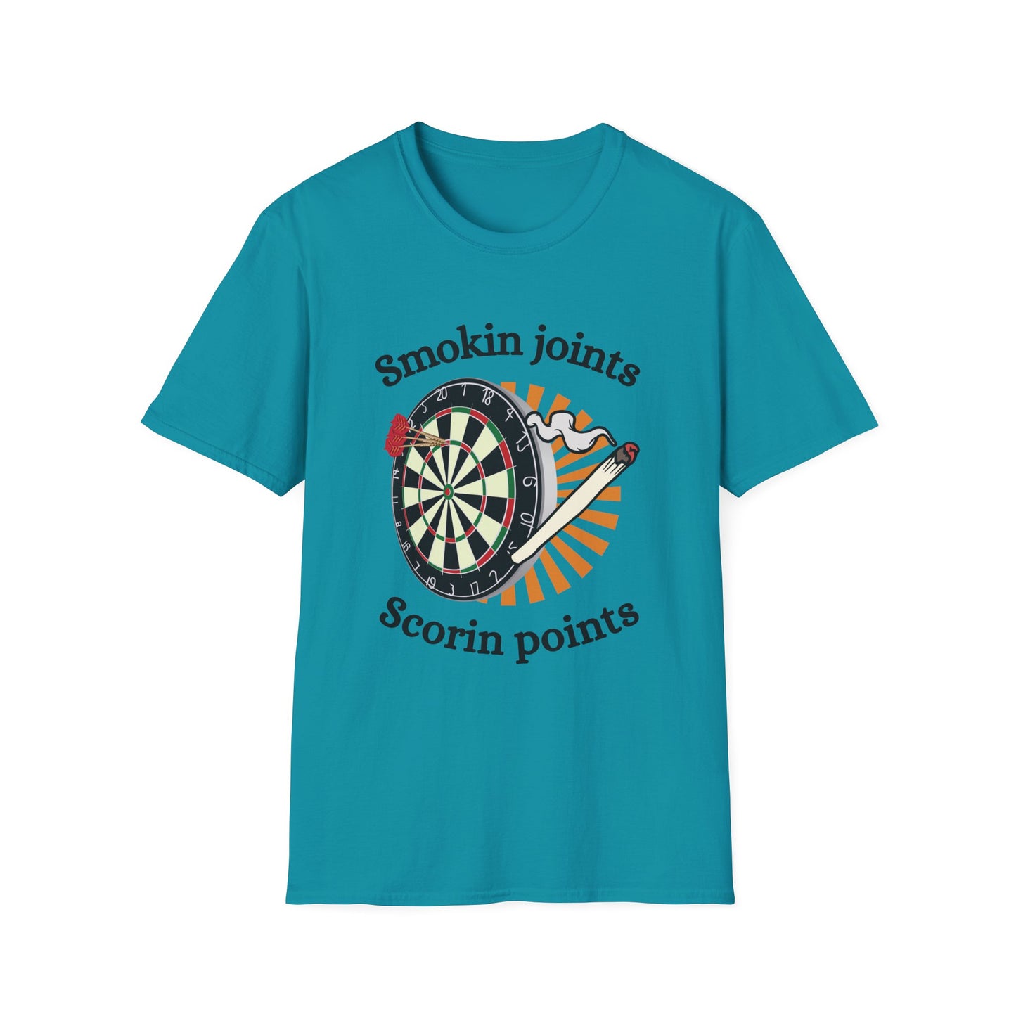 Funny smokin joints scorin points Unisex Darts Shirt