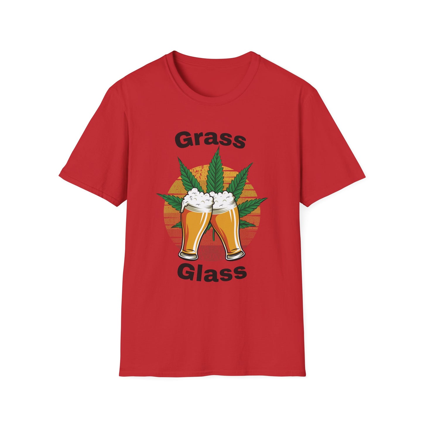 Funny glass & grass Unisex Shirt