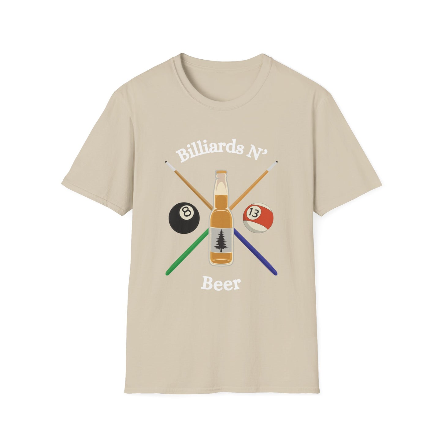 Funny billiards n beer Unisex Billiards Shirt