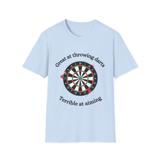 Funny great at throwing darts Unisex Darts Shirt