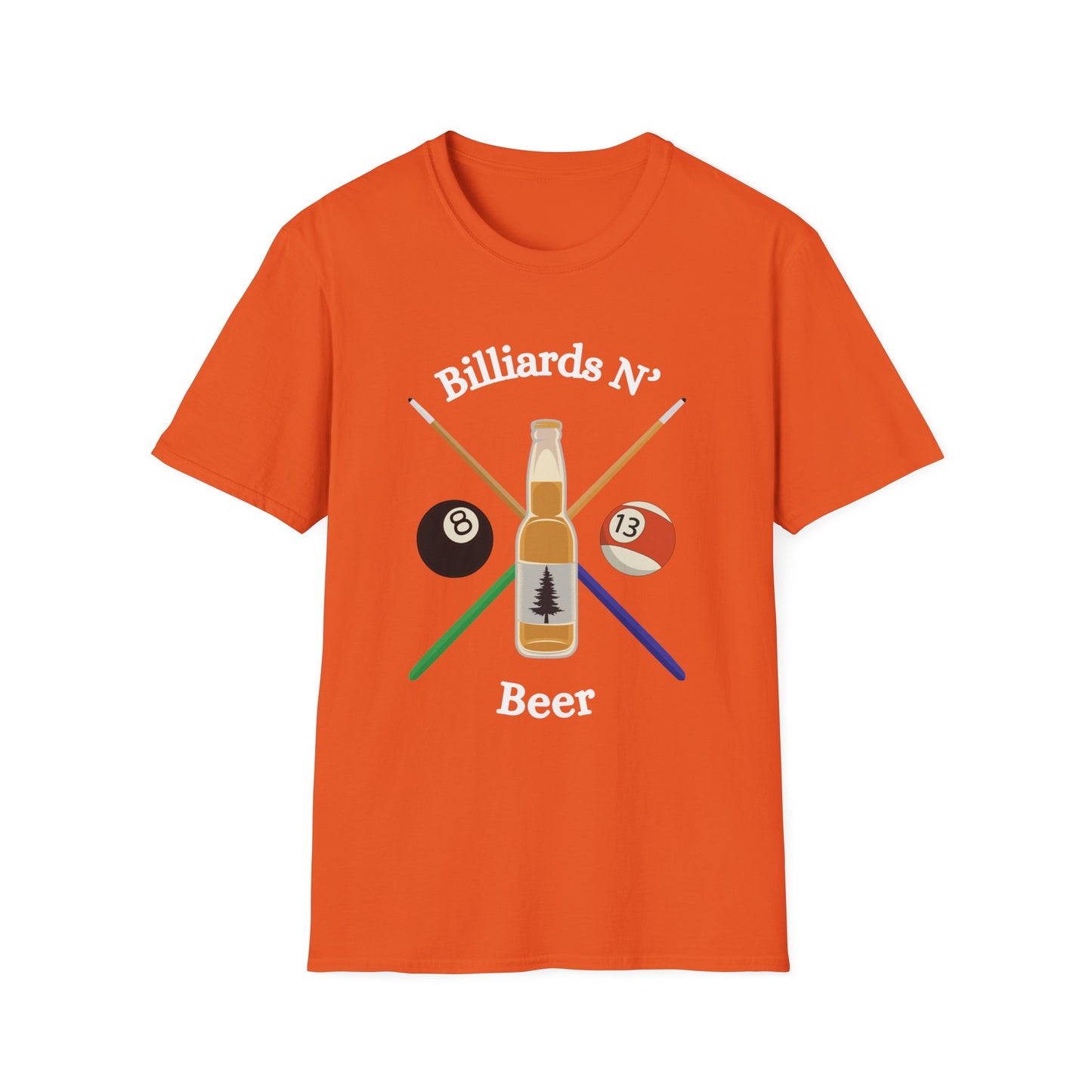 Funny billiards n beer Unisex Billiards Shirt