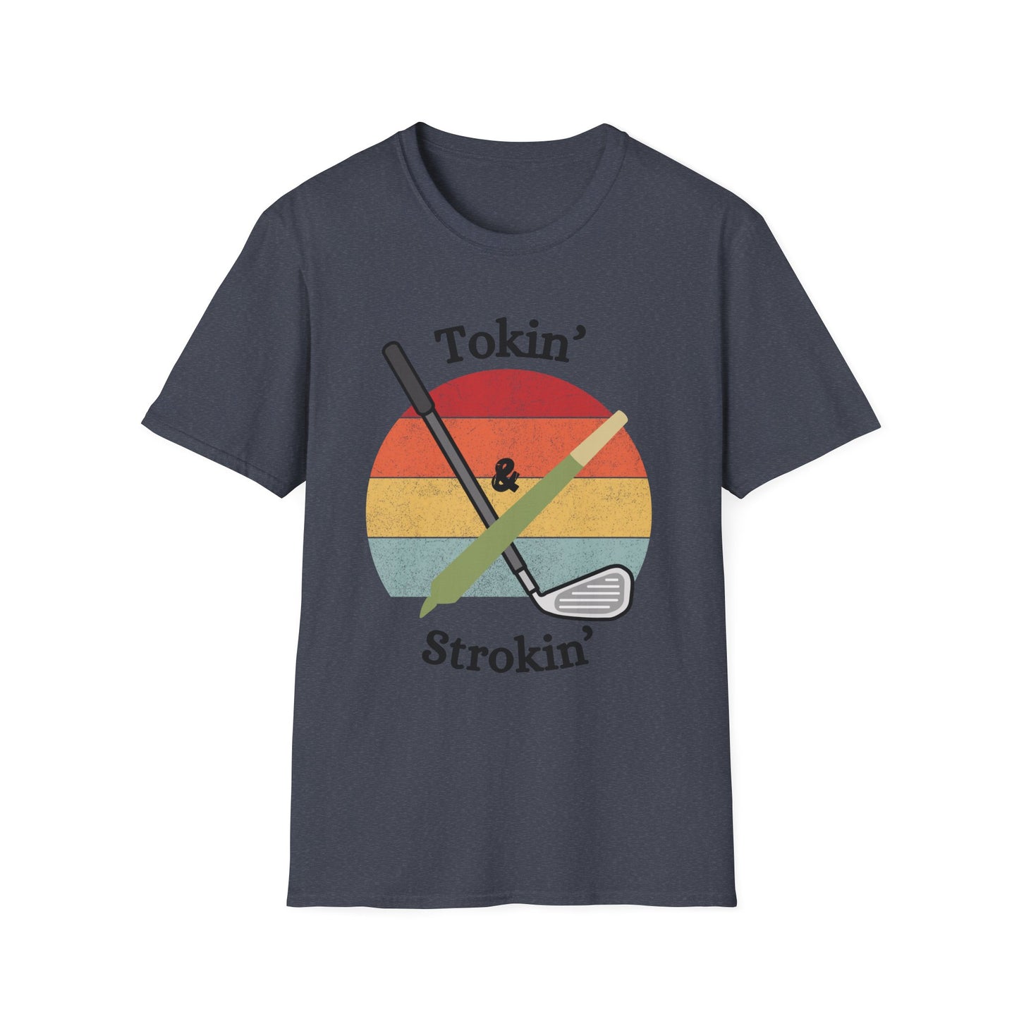 Funny tokin & strokin Unisex Golf Shirt